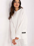 Stylish Hooded Blouse with Unique Patches for Women