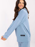 Stylish Hooded Blouse with Unique Patches for Women