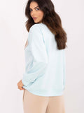 Elegant Casual Women's Heart Patch Sweatshirt