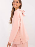 Chic Women's Blouse with Hood and Detachable Brooches
