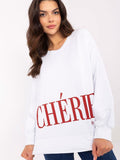Trendy Women's Long Sleeve Blouse with Stylish Inscription