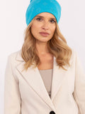 Cozy Cashmere Blend Women's Beanie with Decorative Jet Detail