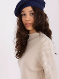 Chic Smooth Beret with Elegant Shiny Finish for Stylish Outfits