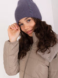 Cozy Braided Winter Hat with Unique Front Design