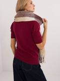 Elegant Plaid Scarf with Tassels for Winter Fashion