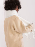 Chic Smooth Textured Scarf with Fringes for Fall Style