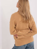 Textured Women's Turtleneck Sweater for Casual Days