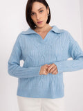 Elegant Long Sleeve Women's Sweater with Textured Design