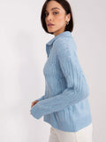 Elegant Long Sleeve Women's Sweater with Textured Design