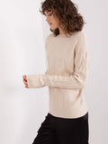 Chic Pullover Sweater with Unique Pattern and Texture