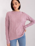 Stylish Women's Pullover Sweater with Unique Texture