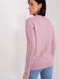 Stylish Women's Pullover Sweater with Unique Texture