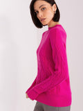 Stylish Women's Pullover Sweater with Unique Pattern