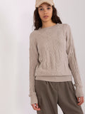 Chic Women's Pullover Sweater with Unique Textured Design