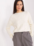 Cozy Patterned Women's Pullover Sweater for Everyday Style