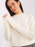 Cozy Patterned Women's Pullover Sweater for Everyday Style