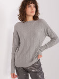 Chic Women's Pullover Sweater with Unique Textured Design