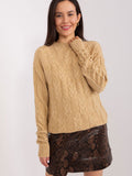 Chic Pullover Sweater with Unique Pattern and Texture