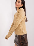 Chic Pullover Sweater with Unique Pattern and Texture