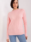 Stylish Women's Pullover Sweater with Unique Texture