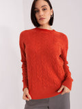 Stylish Women's Pullover Sweater with Unique Texture