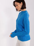 Chic Women's Pullover Sweater with Unique Pattern & Texture
