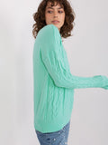 Chic Women's Pullover Sweater with Unique Pattern & Texture