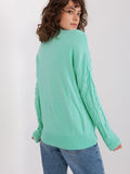 Chic Women's Pullover Sweater with Unique Pattern & Texture