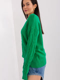 Chic Women's Pullover Sweater with Unique Pattern & Texture