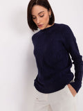 Cozy Patterned Women's Pullover Sweater for Everyday Style