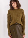 Cozy Women's Pullover Sweater with Unique Pattern & Texture