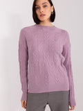 Chic Women's Pullover Sweater with Unique Pattern and Texture