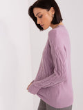 Chic Women's Pullover Sweater with Unique Pattern and Texture