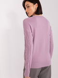 Chic Women's Pullover Sweater with Unique Pattern and Texture