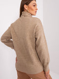 Chic Textured Turtleneck Sweater for Effortless Style