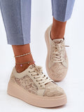 Chic Lace-Up Women's Sneakers for Style and Comfort