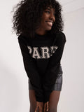 Casual Women's Sweater with Stylish Front Design