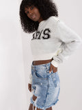 Casual Women's Sweater with Stylish Ribbed Finish