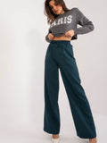 Casual Women's Sweater with Ribbed Finish and Text Design