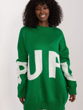 Cozy Women's Casual Sweater with Trendy Front Print