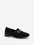 Elegant Eco Suede Moccasins with Comfortable Leather Insole
