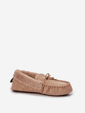 Eco Suede Fur-Lined Moccasin Slippers for Ultimate Comfort