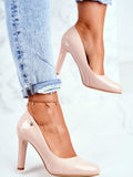 Elegant Almond-Toe Pumps in Stunning Color for Any Occasion