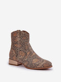 Elegant Eco Leather Boots with Zipper and Natural Insole