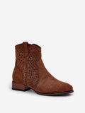 Elegant Eco Suede Ankle Boots with Zipper Closure