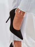 Elegant Eco-Suede Pointed Toe Pumps for All Occasions