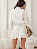 Stylish Short-Cut Bomber Jacket with Zip and Pockets