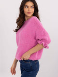 Elegant Women's Sweater with Ruffled Sleeves for Everyday Style
