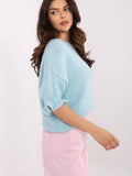 Chic Women's Sweater with Ruffled Sleeves for Everyday Style