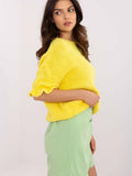 Chic Women's Sweater with Ruffled Sleeves for Everyday Style